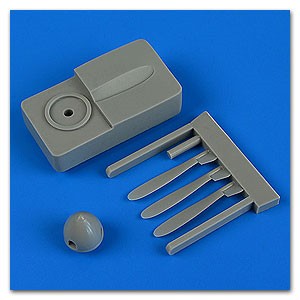 Quickboost 72524 1/72 La7 Propeller w/Jig Tool for EDU (D)
