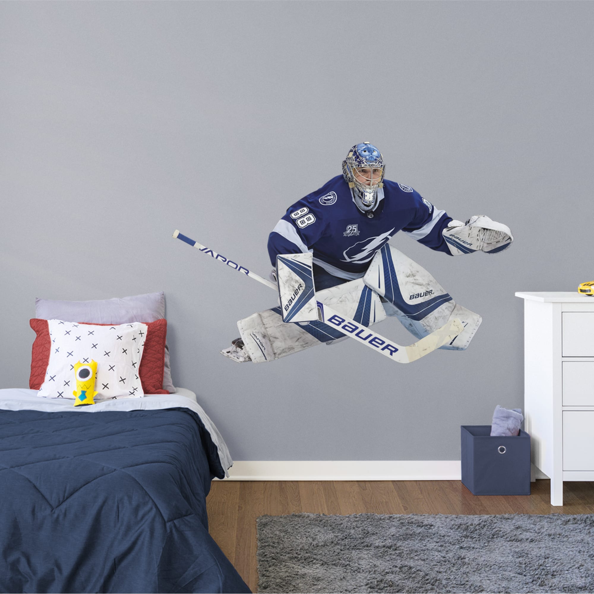 Andrei Vasilevskiy - RealBig Collection - Official NHL - Tampa Bay Lightning - Reusable Vinyl Wall Decals #1