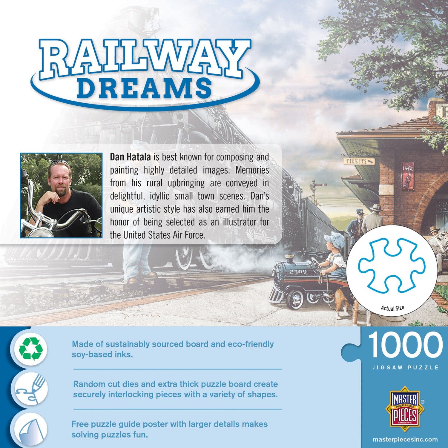 Childhood Dreams - Railway Dreams 1000 Piece Jigsaw Puzzle