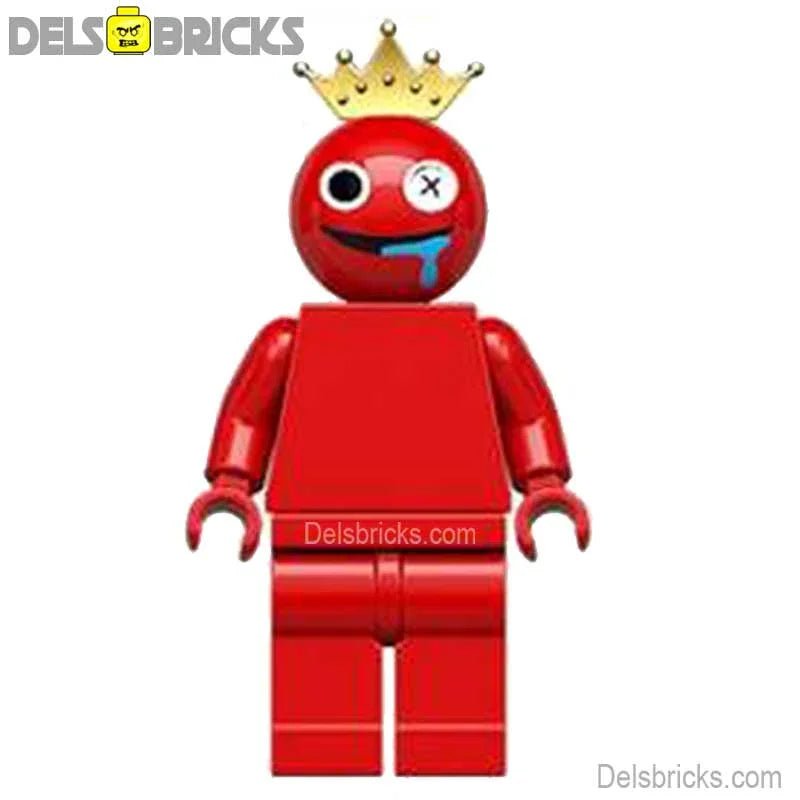 Rainbow Friends Red Lego Minifigures Custom Toys