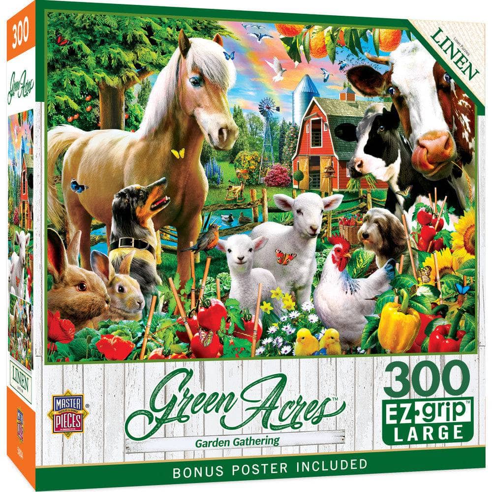 Green Acres - Garden Gathering 300 Piece EZ Grip Jigsaw Puzzle