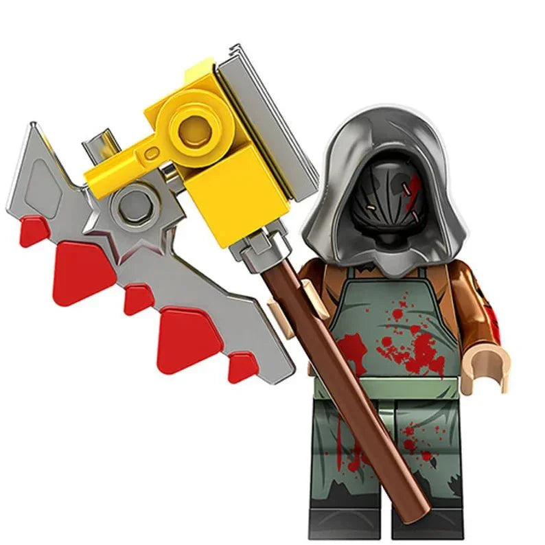 Resident Evil Butcher Zombie Lego Minifigures Custom Horror Toys