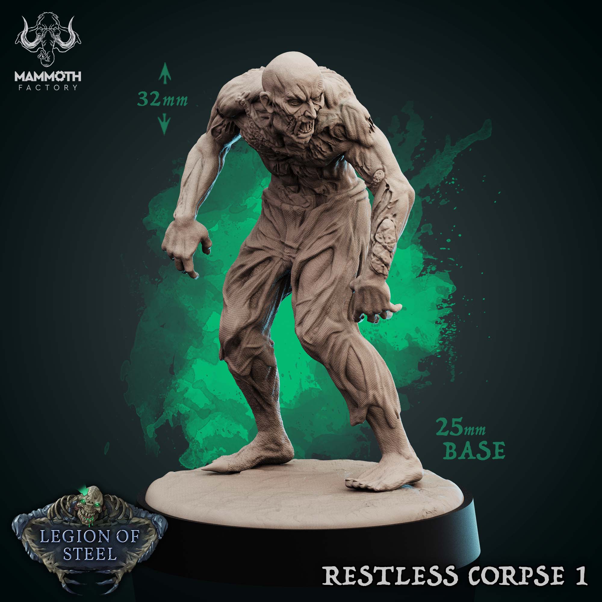 Restless Corpse: Sculpt 1 (Shambling Zombie)
