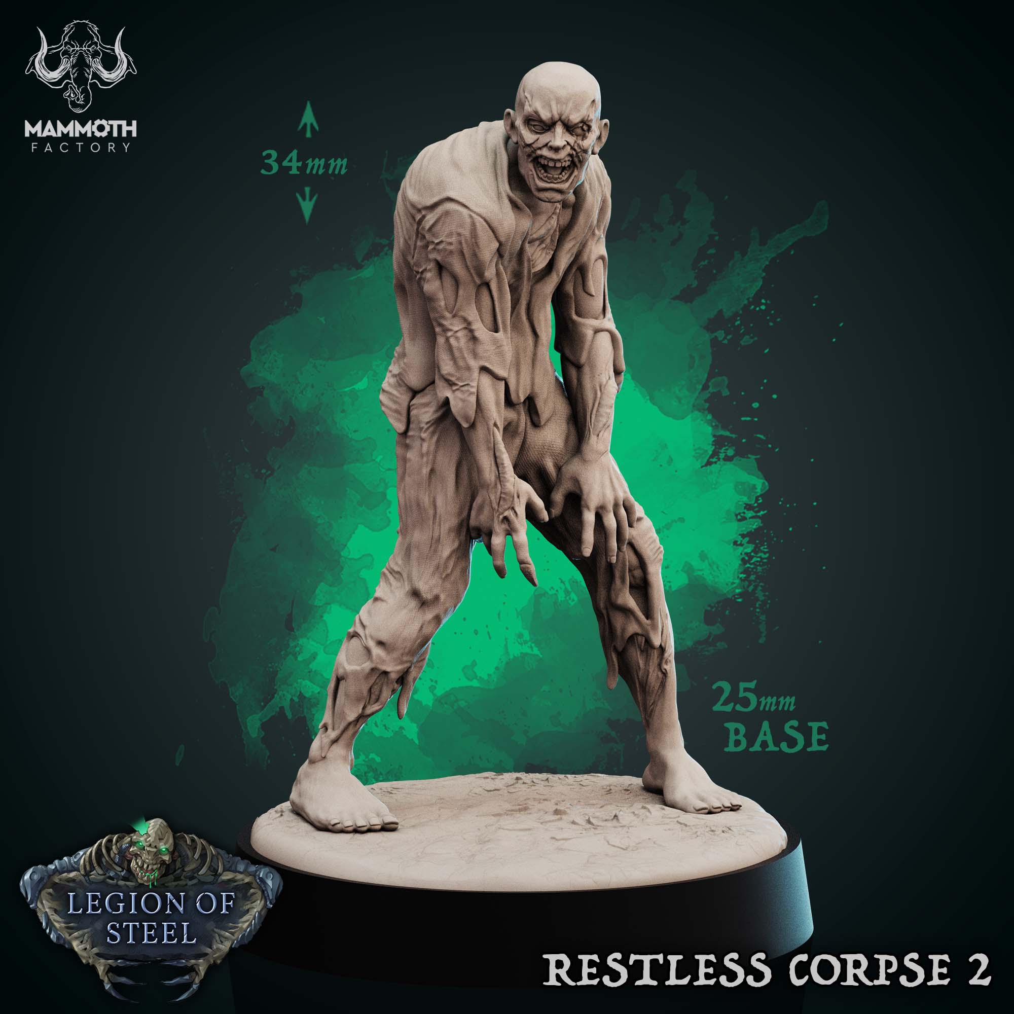 Restless Corpse: Sculpt 2 (Shambling Zombie)