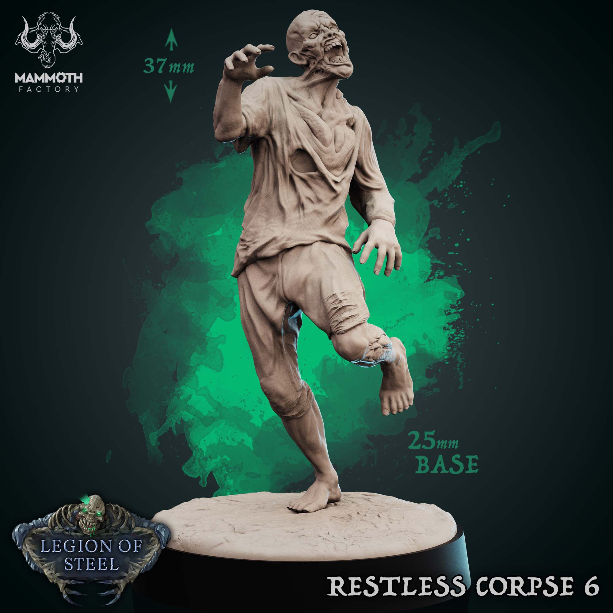 Restless Corpse: Sculpt 6 (Shambling Zombie)