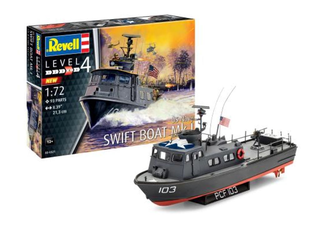 Revell 321 1/72 USN Mk I Swift Boat Vietnam War