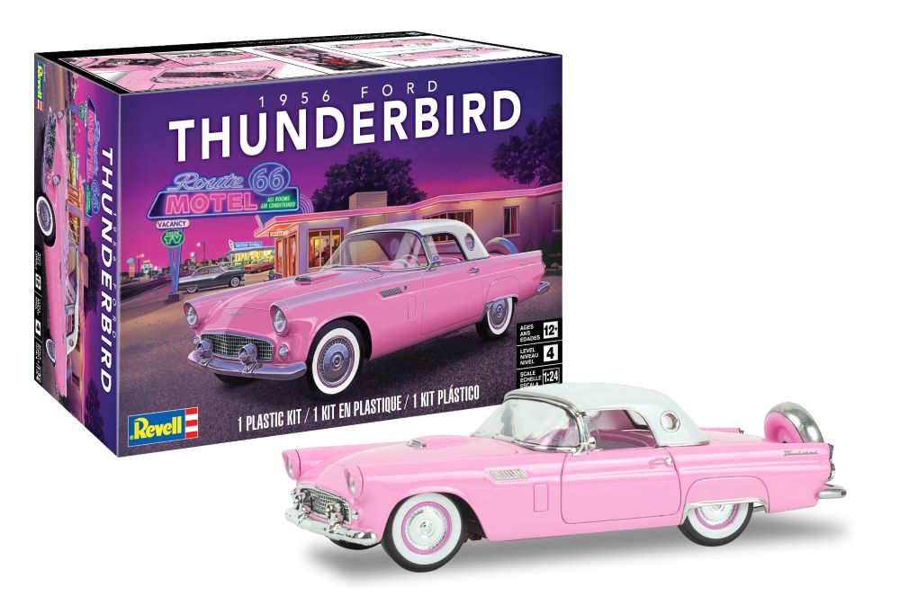 Revell 4518 1/24 1956 Ford Thunderbird w/Removable Hardtop
