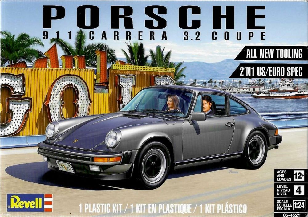 Revell 4521 1/24 1984 Porsche 911 Carrera 3.2 Coupe (2 in 1)