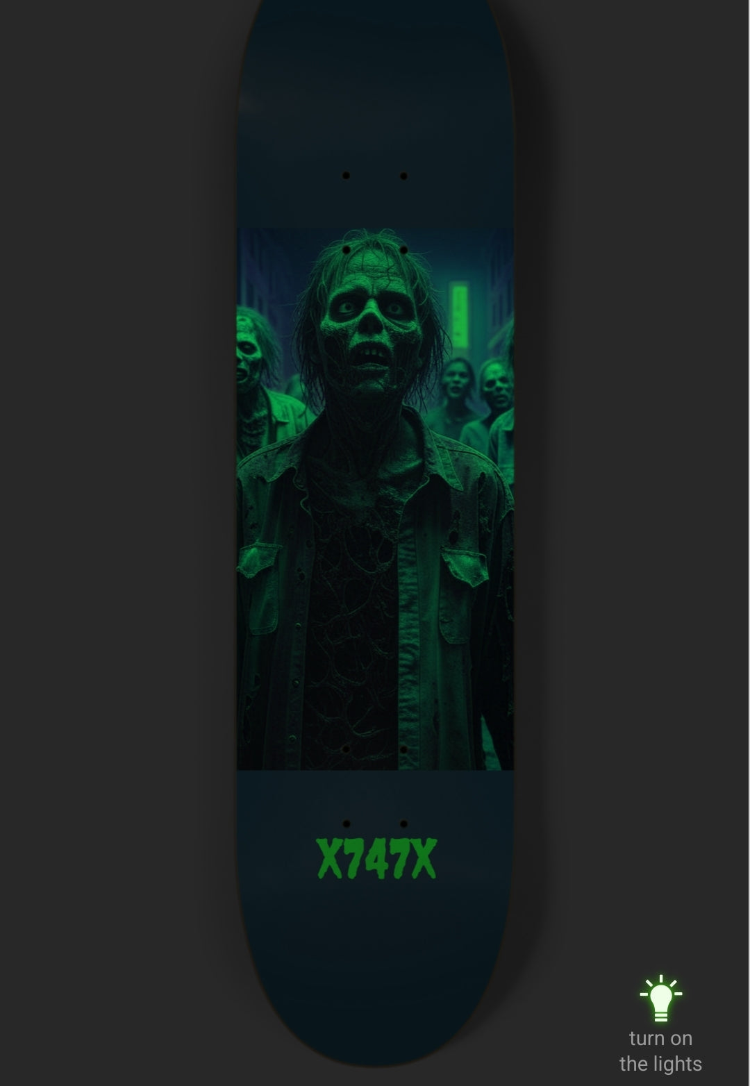 X747X ZOMBIE 3 (GLOW IN THE DARK)