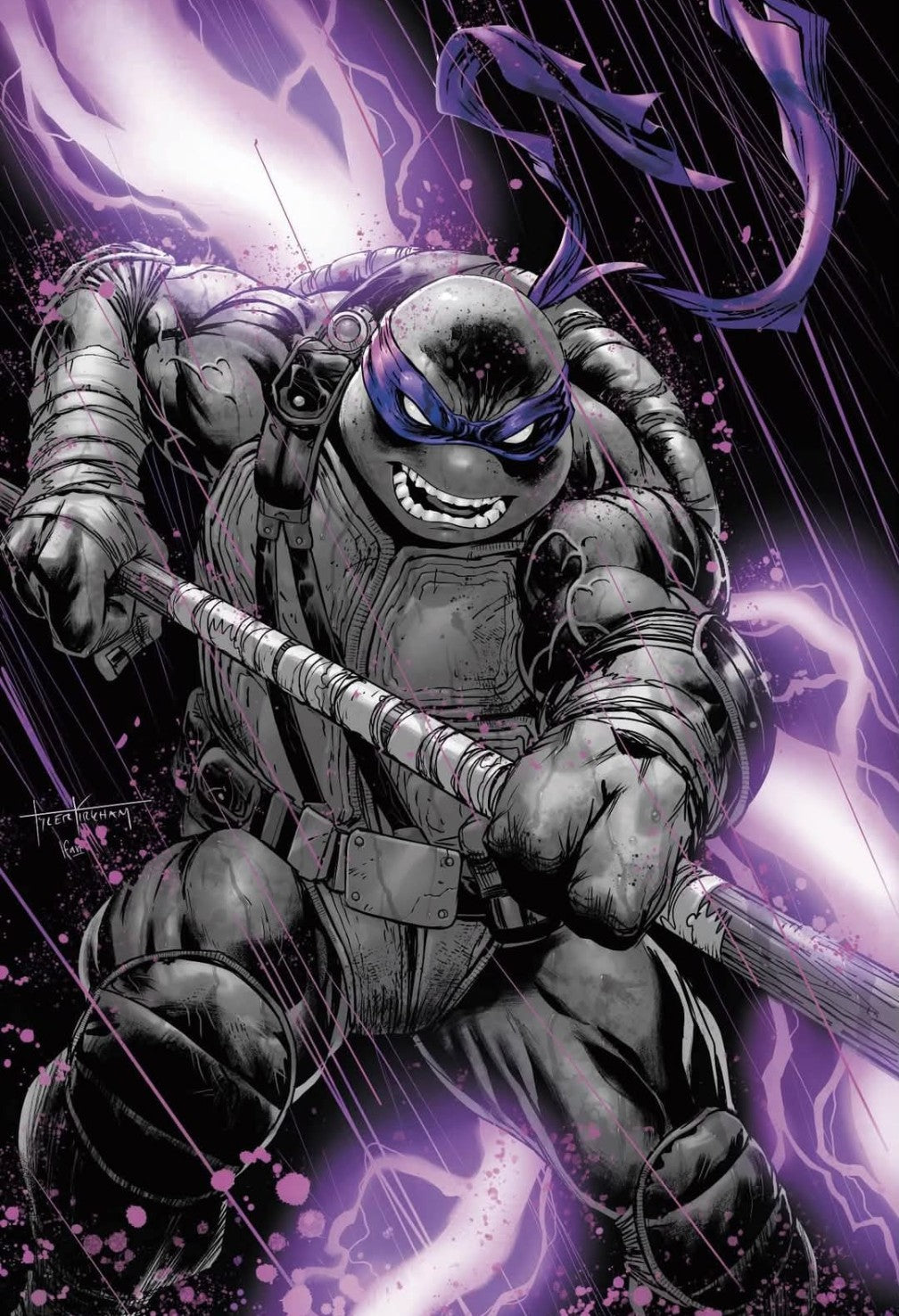 Teenage mutant ninja turtles SDCC #300(#20) color hold Tyler Kirkham Donatello