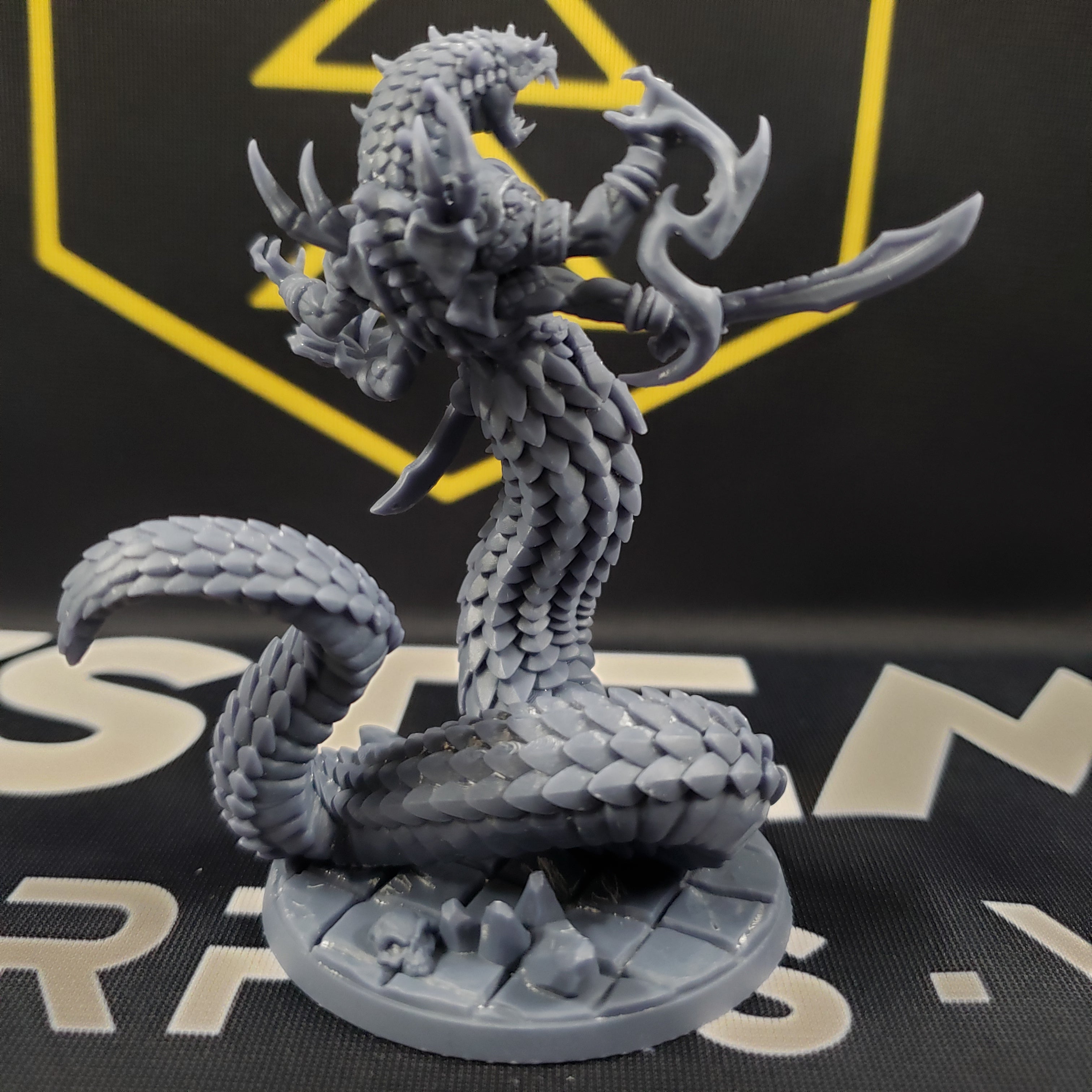 Nargskerak Darkscale (Goliath Yuan-ti Necromancer)