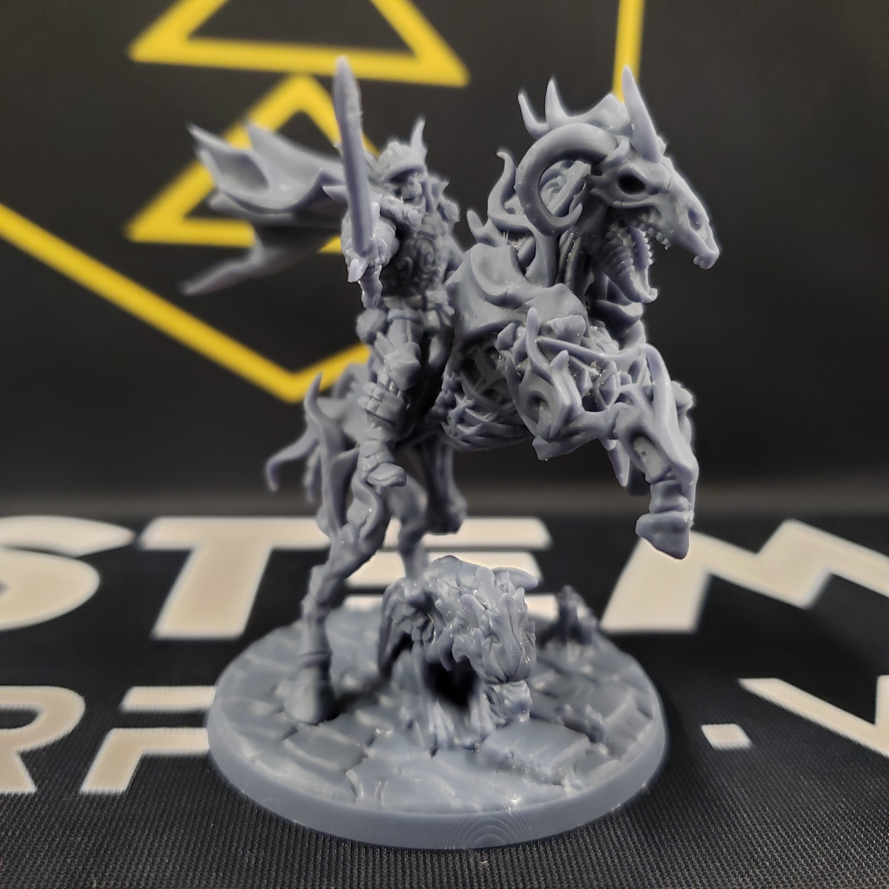 Azekiel the Nightmare (Demonic Horse, Wild or With Rider)