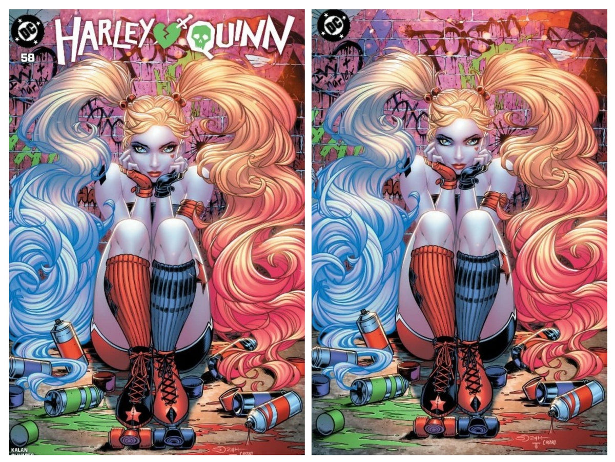 Harley Quinn #58 Sorah Suhng Alpha exclusive trade & virgin variant set