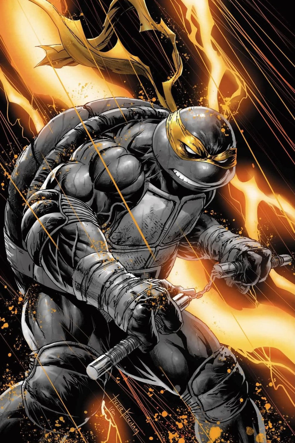 Teenage mutant ninja turtles SDCC #300(#20) Color Hold Tyler Kirkham Michaelangelo