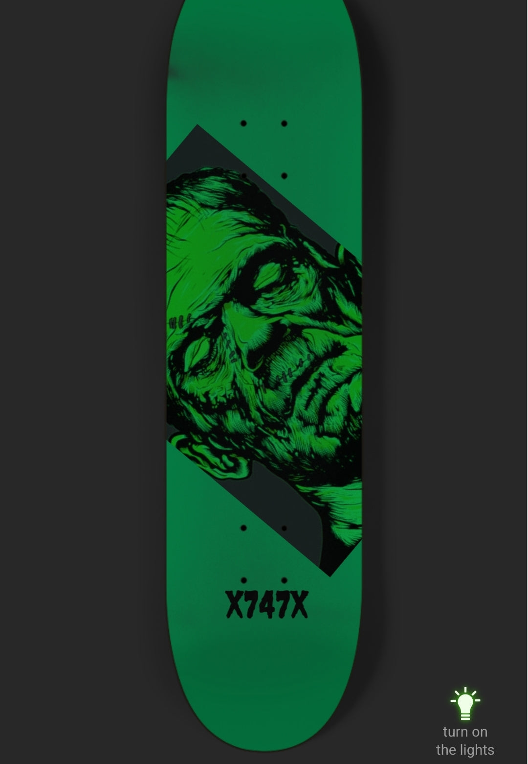 X747X FRANKENSTEIN (GLOW IN THE DARK)
