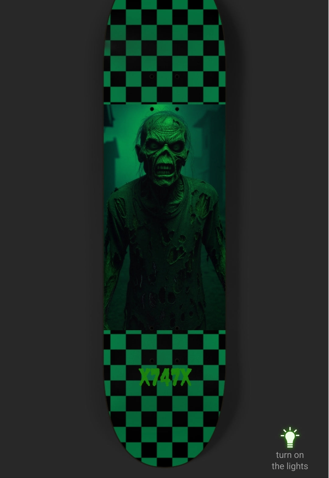 X747X ZOMBIE 1 (GLOW IN THE DARK)