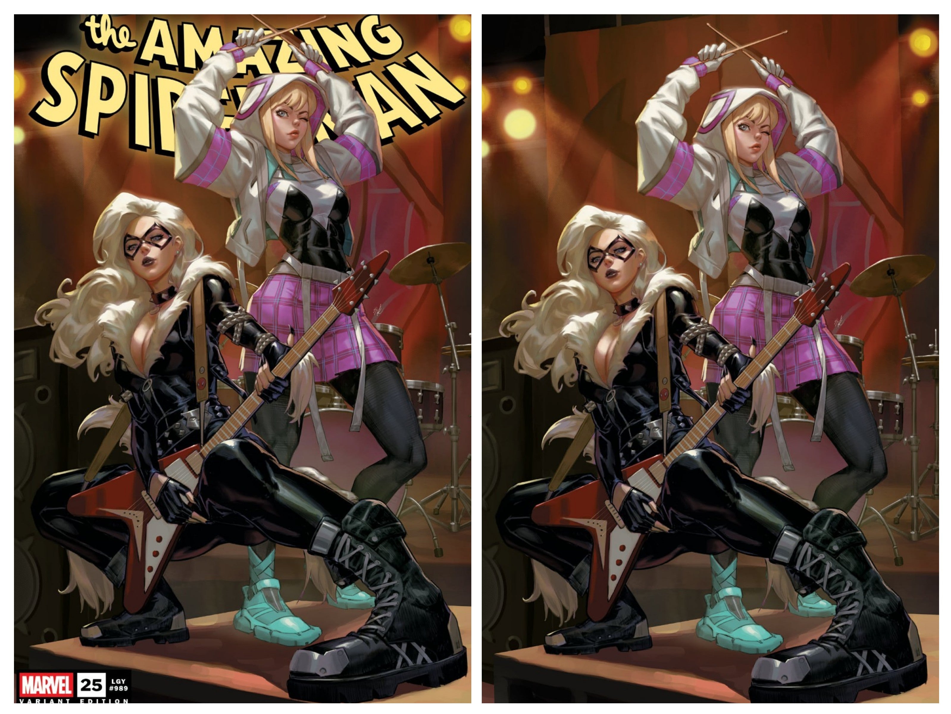 Amazing Spider-Man #25 Alpha Exclusives by Ejikure Pre-order Trade/Virgin variants