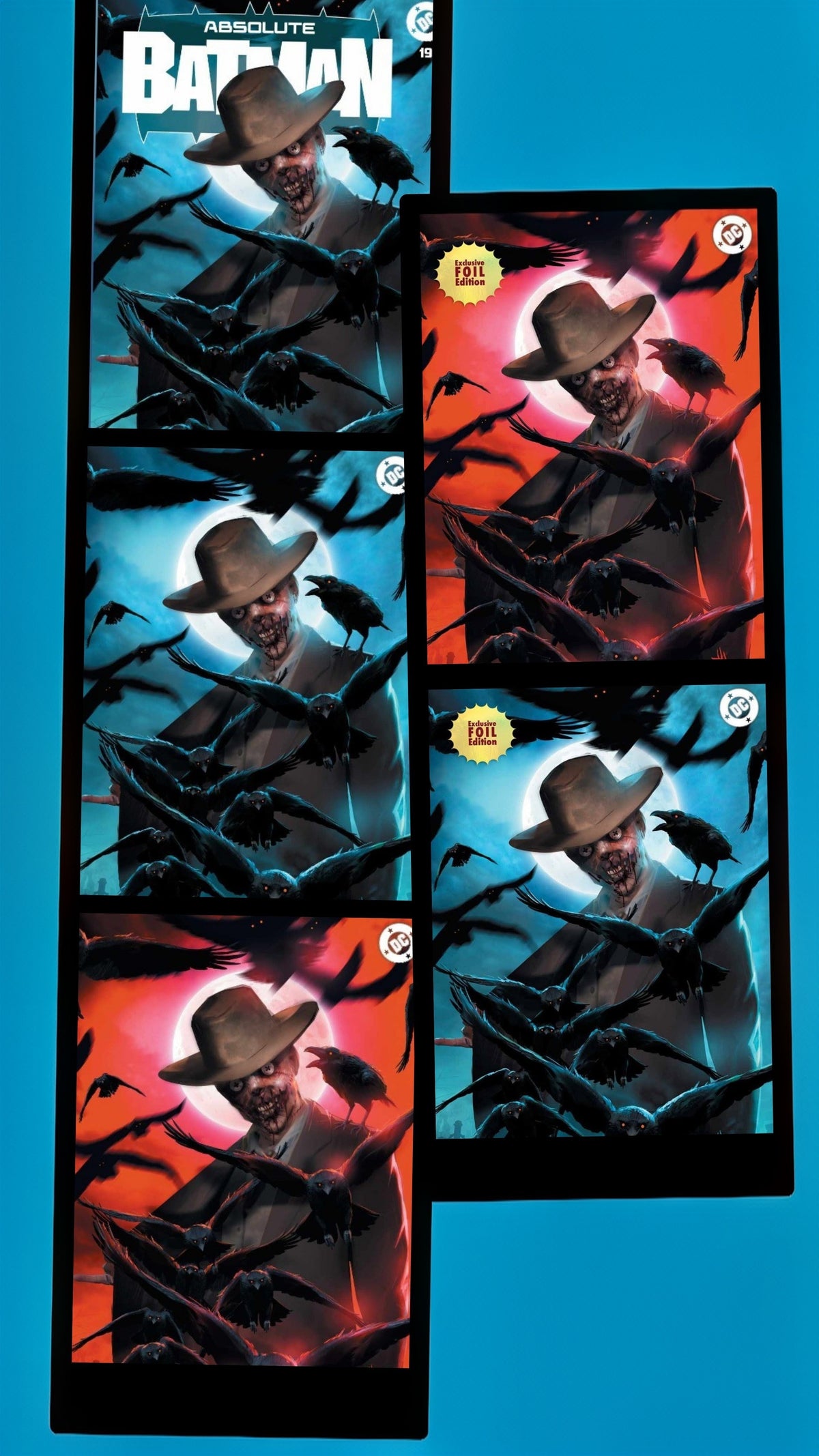 Absolute Batman #19 David Wilkins Alpha Exclusives Master set of 5 Pre-order