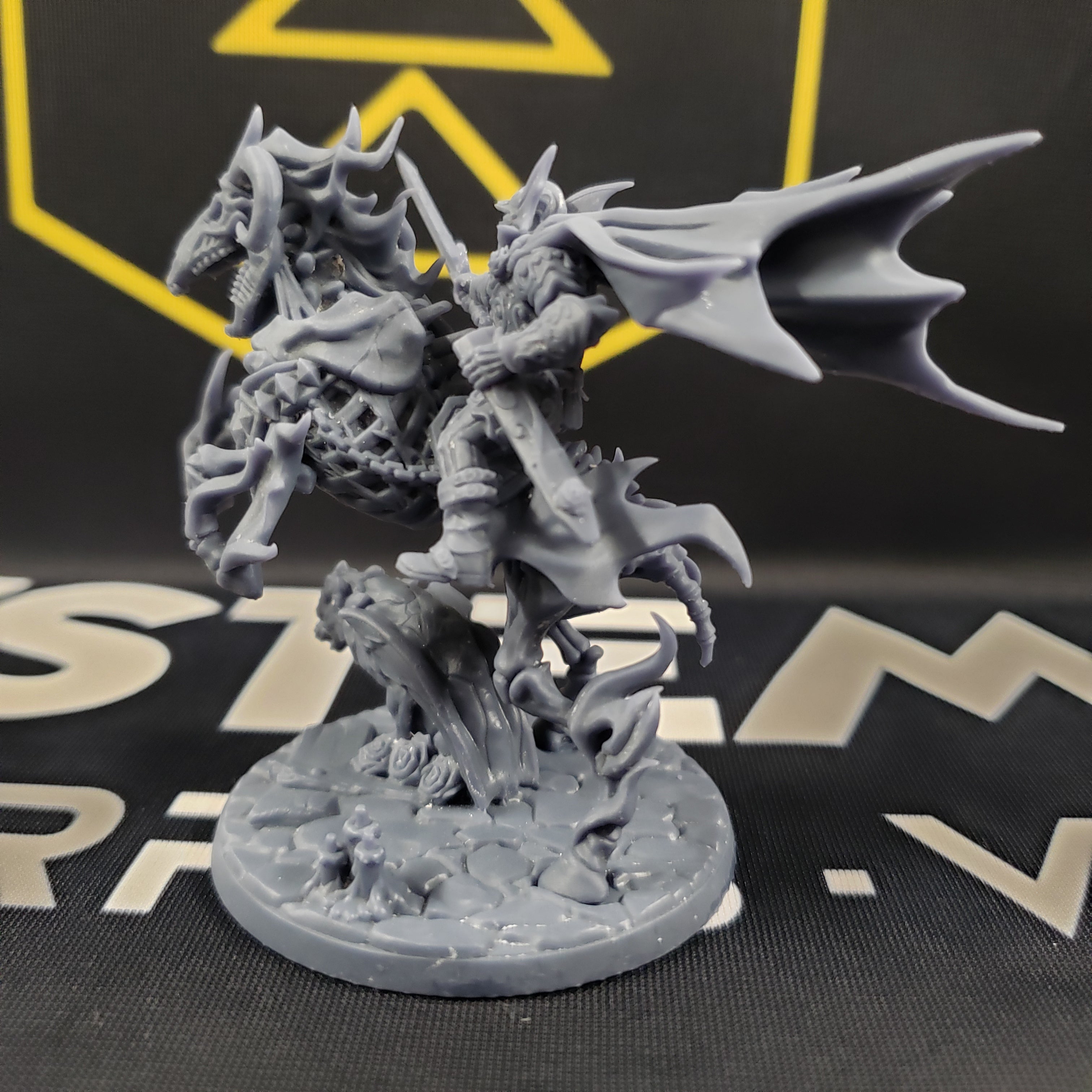 Azekiel the Nightmare (Demonic Horse, Wild or With Rider)