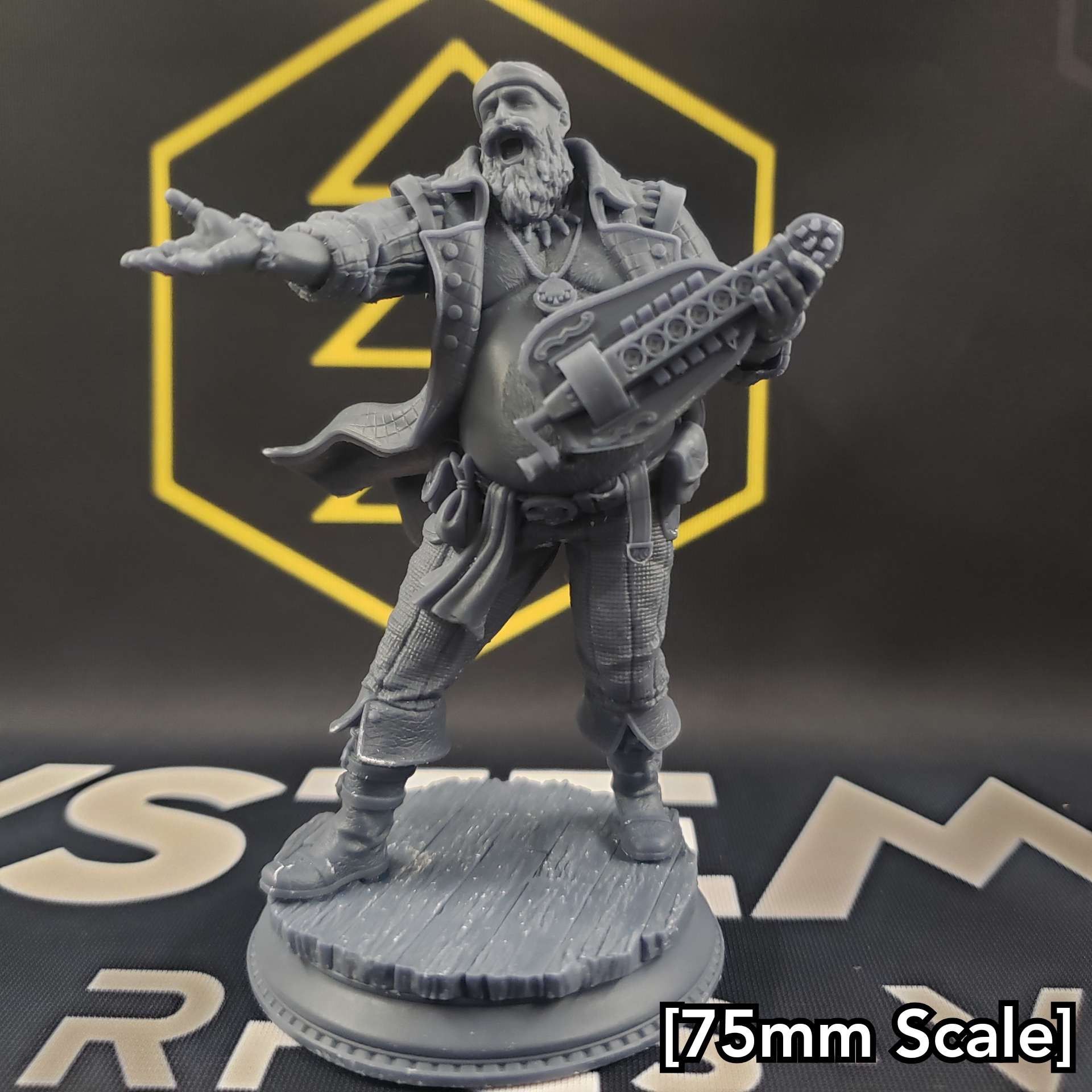 Bossman Bill, Master of the Hurdy-Gurdy (Male Human Pirate Bard)