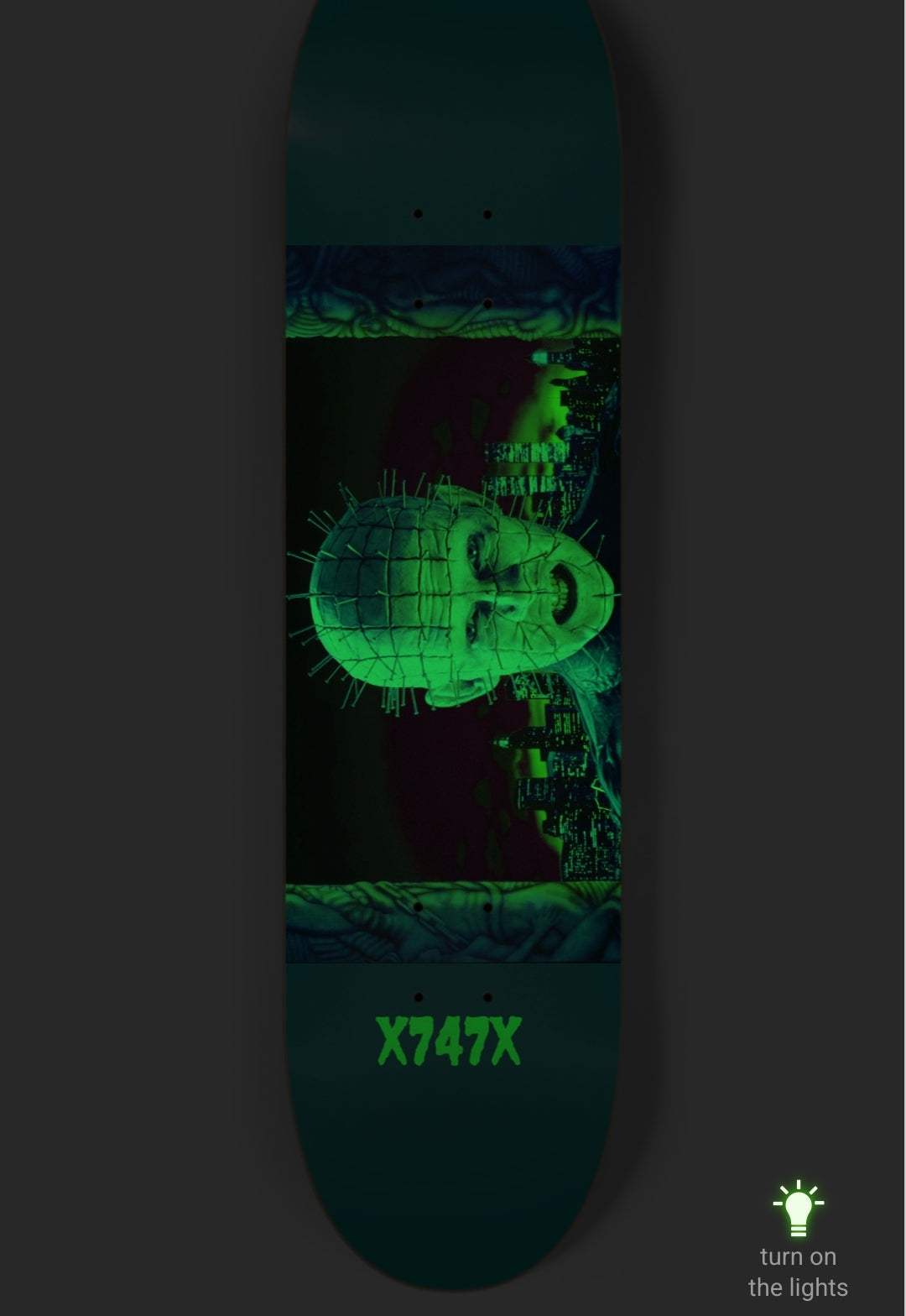 X747X HELLRAISER (GLOW IN THE DARK)