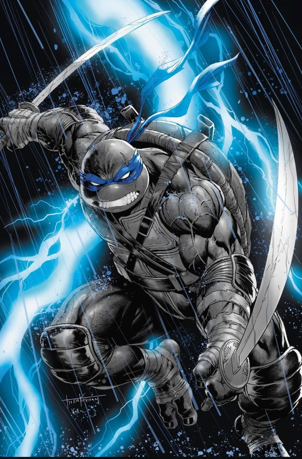 Teenage mutant ninja turtles SDCC #300(#20) Color Hold Tyler Kirkham Leonardo