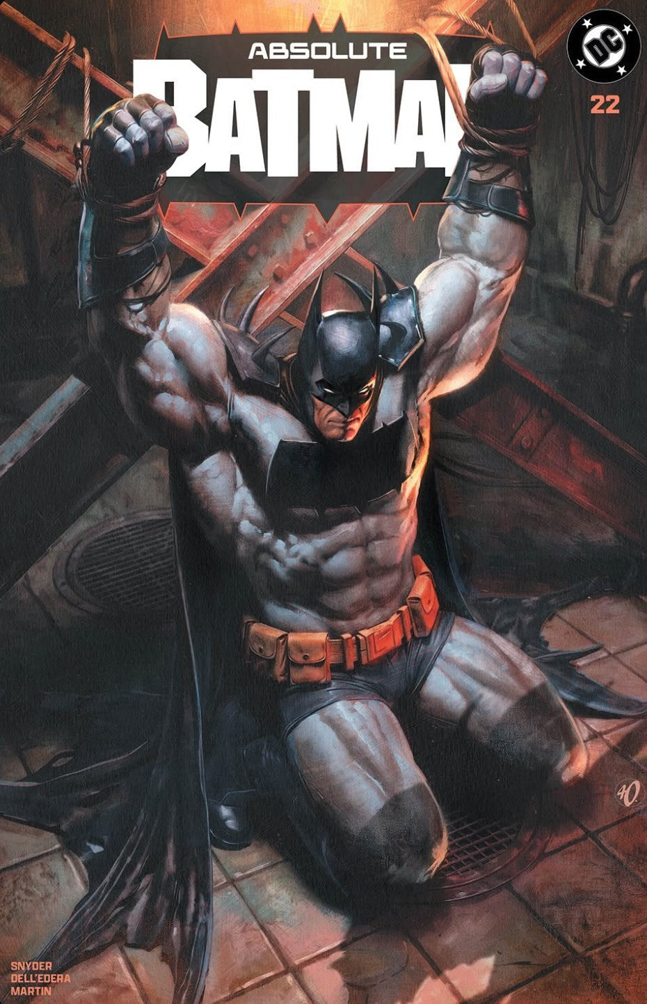 Absolute Batman 22 (Key).art by Ariel Olivetti
