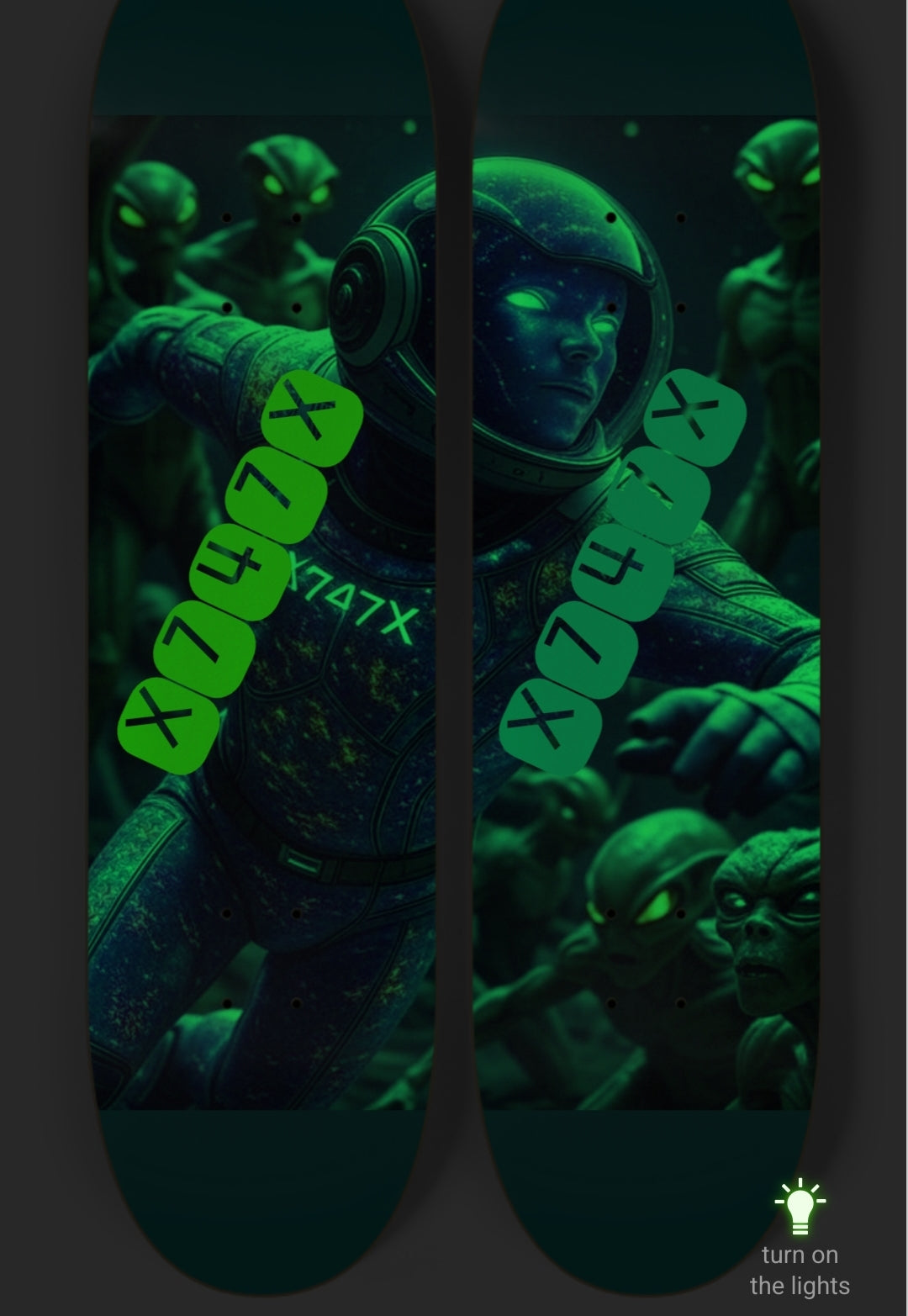 X747X COSMIC OVERLORD *GLOW IN THE DARK* Special Series