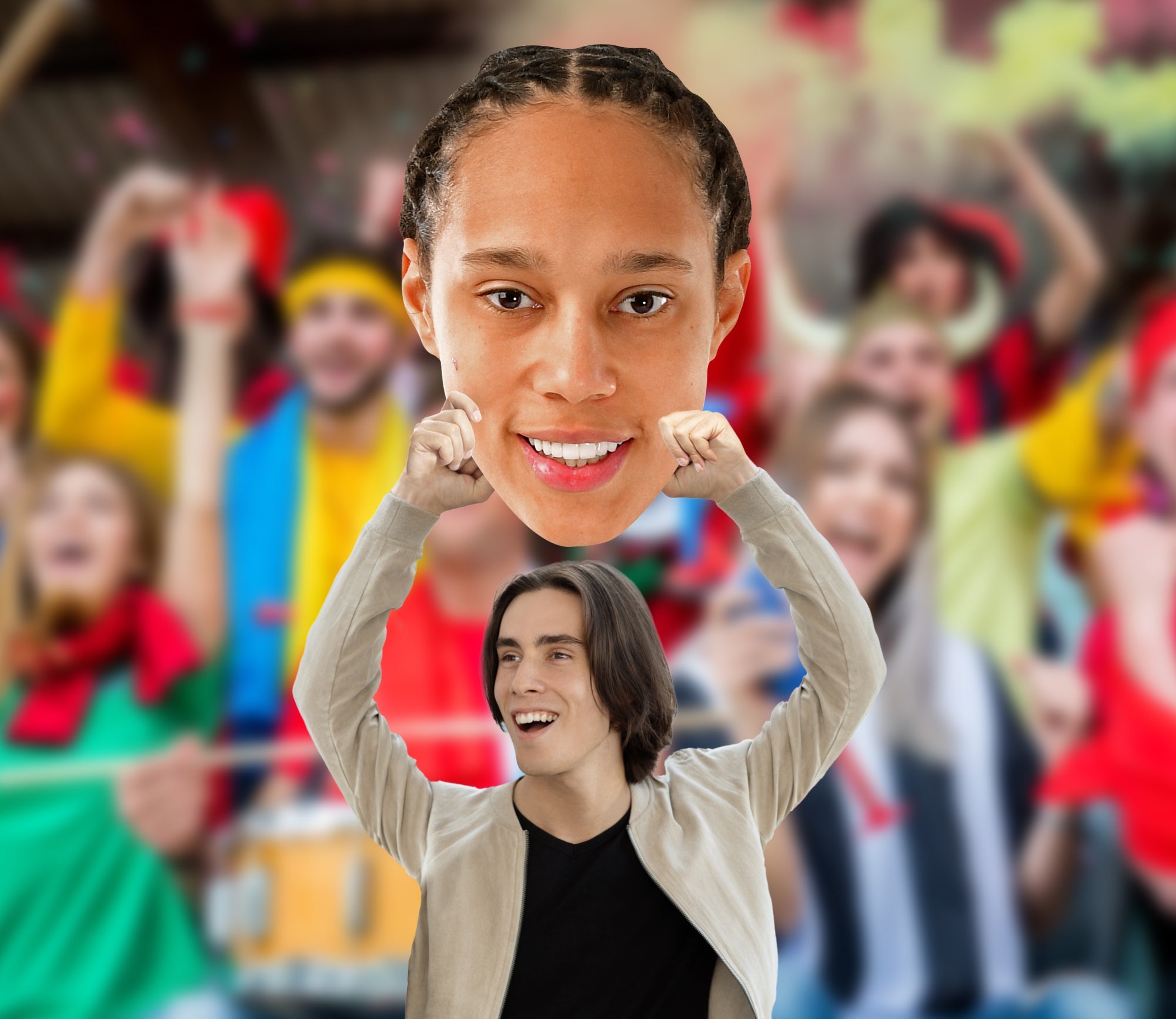 Brittney Griner - Big Head - Official WNBA - Atlanta Dream - Foam Core Cutout