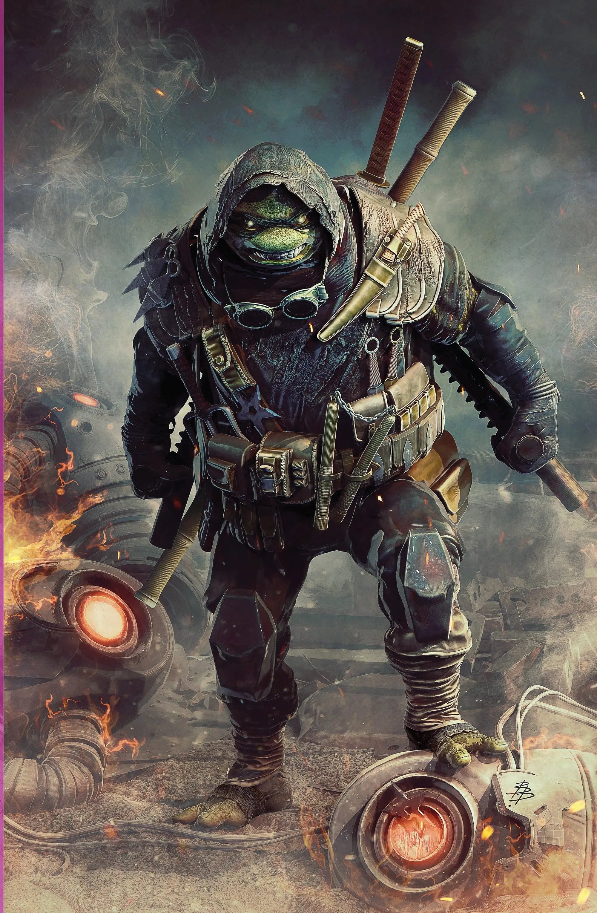 Teenage Mutant Ninja Turtles: The Last Ronin-Training Day - ECC Bjorn Barends Virgin Variant
