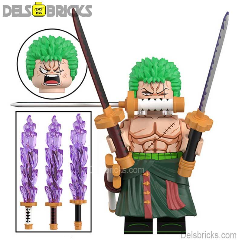 Roronoa Zoro from One Piece Lego Anime Minifigures Custom Toys 3