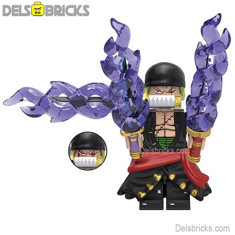 Roronoa Zoro from One Piece Lego Anime Minifigures Custom Toys