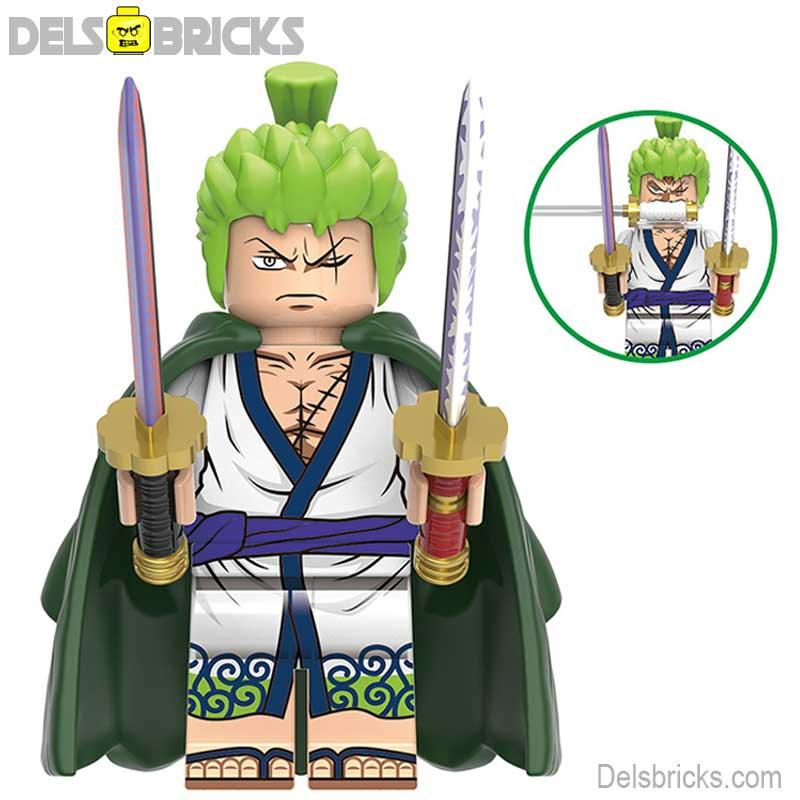 Roronoa Zoro ONE PIECE Anime Lego Minifigures custom toys 2