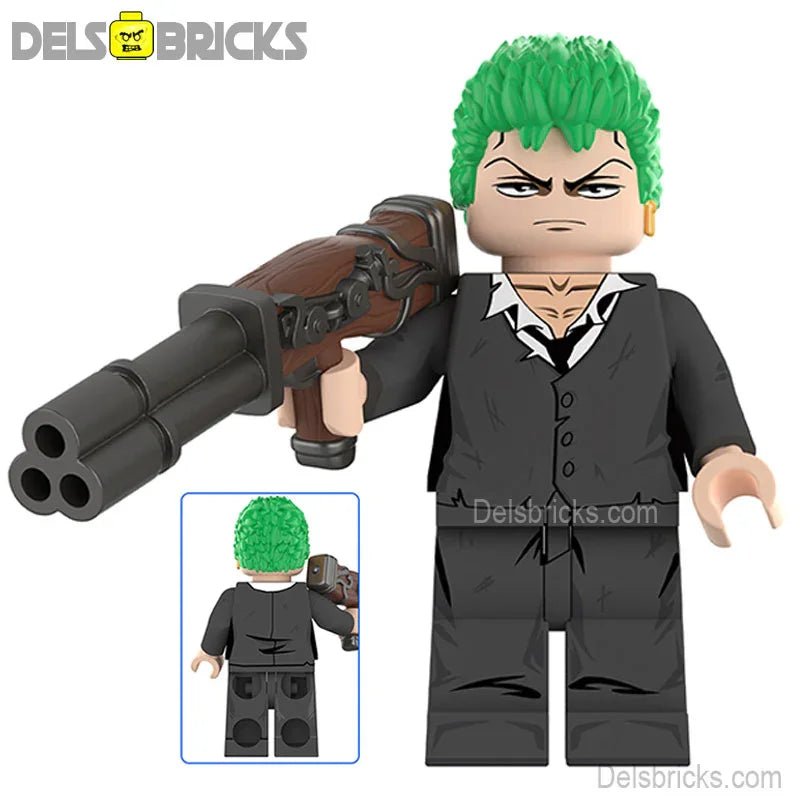 Roronoa Zoro One Piece Lego Anime Minifigures Custom Toys 8