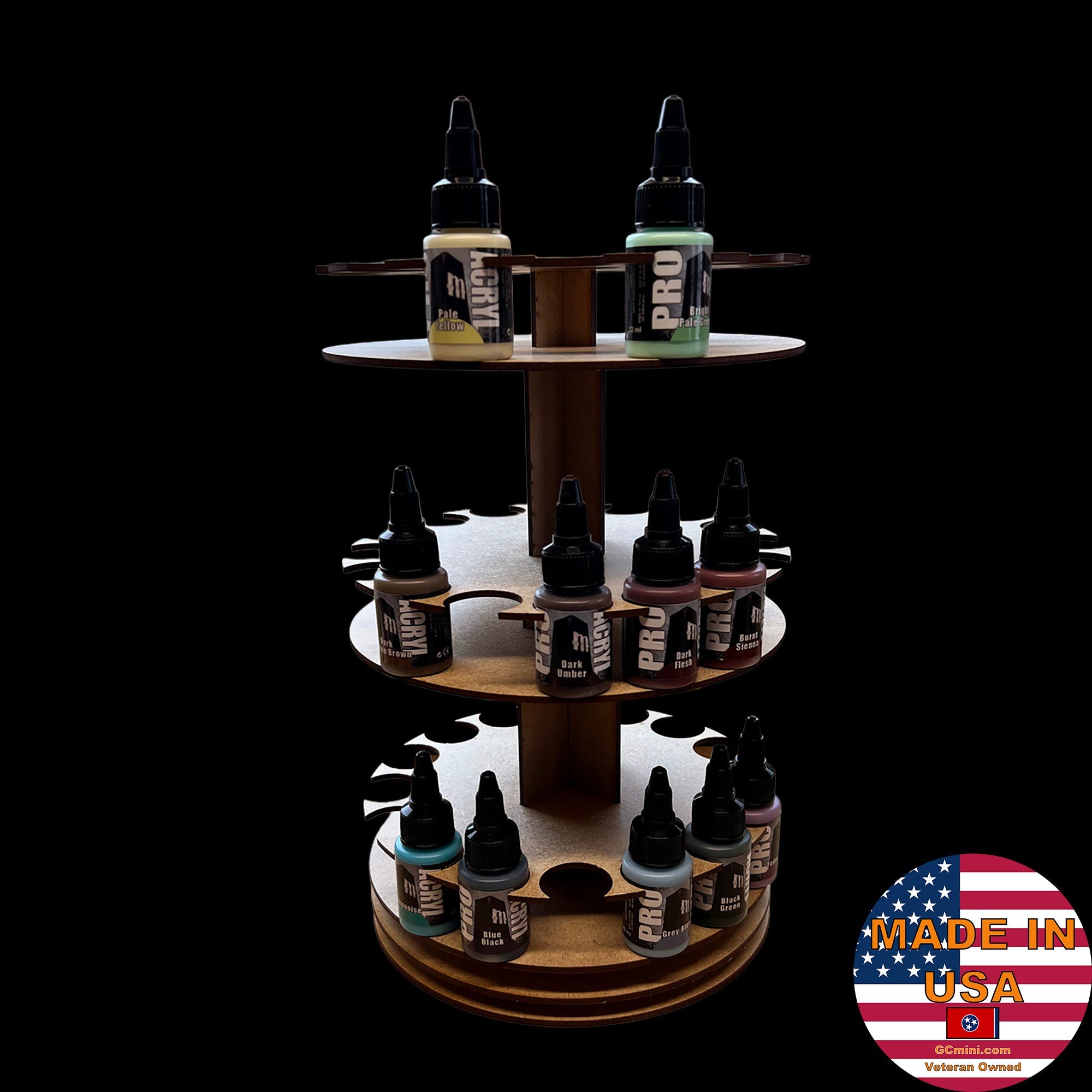 Rotating Paint Rack - For 22ml Pro Acryl Paints