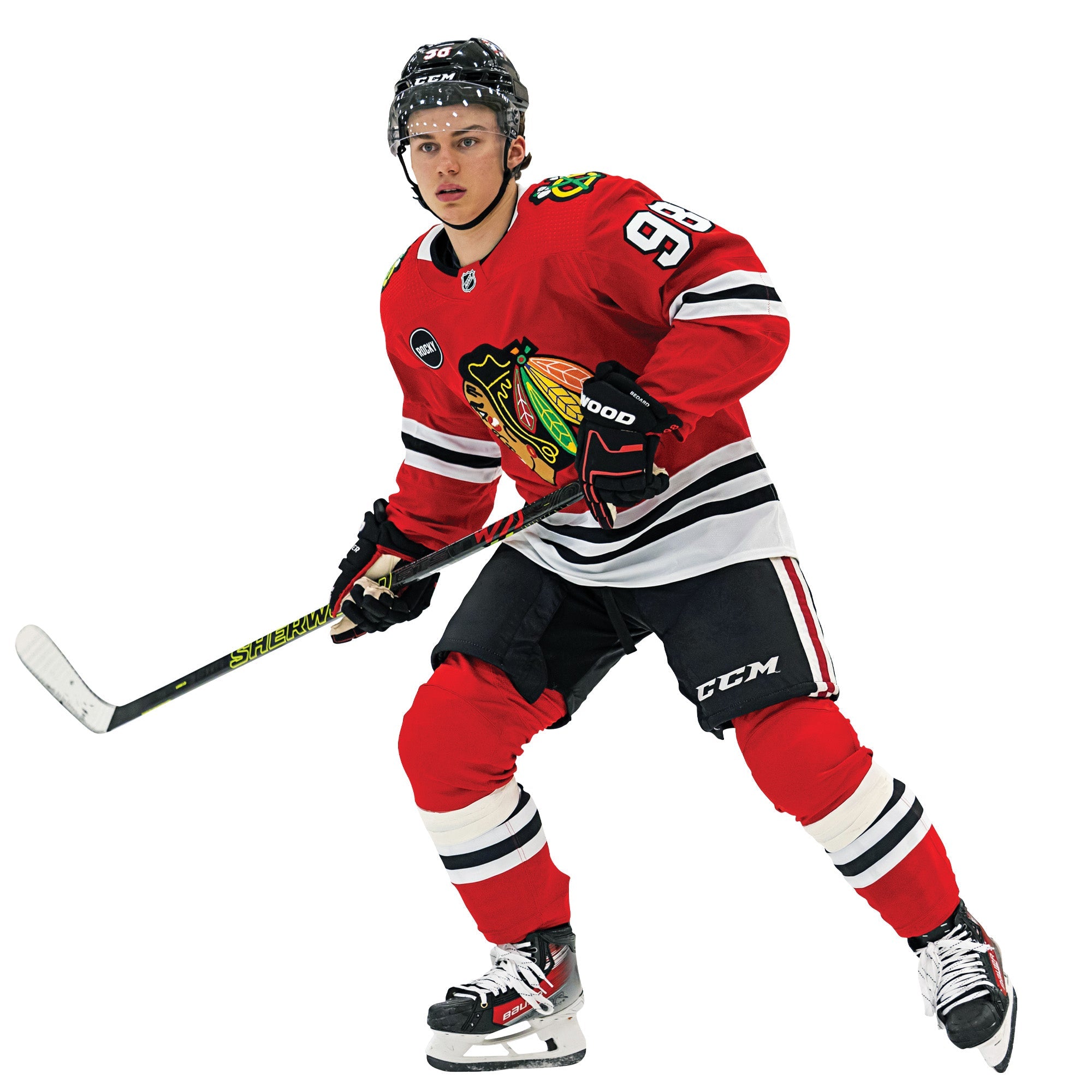 Connor Bedard - RealBig Collection - Official NHL - Chicago Blackhawks - Reusable Vinyl Wall Decals