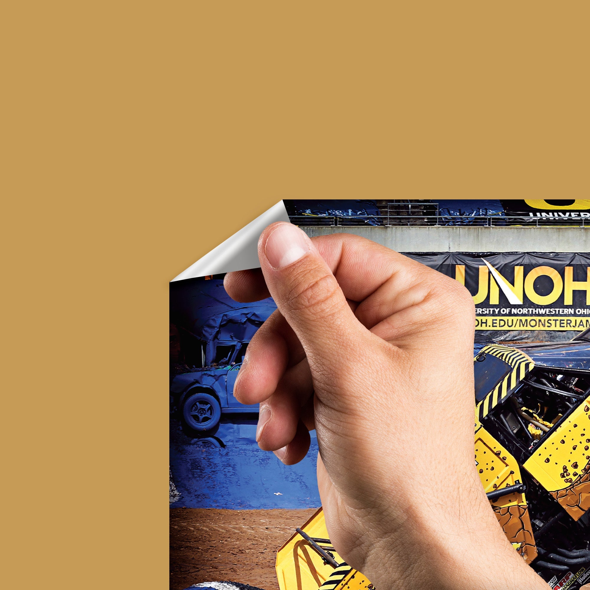 EarthShaker - Monster Jam - RealBig Collection - Official Monster Jam - Reusable Vinyl Wall Decals