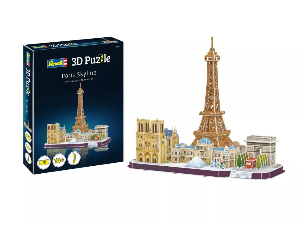 Revell 141 Paris, France Skyline 3D Foam Puzzle (114pcs)