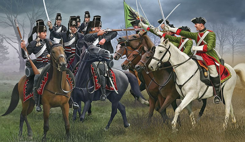 Revell 2453 1/72 7-Years War Austrian Dragoons & Hussar (32 Mtd) (Ltd)