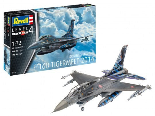 Revell 3844 1/72 F16D Tiger Meet 2014 Fighter