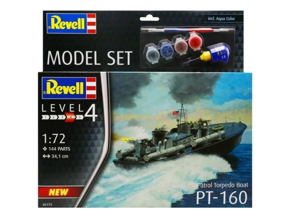Revell 65175 1/72 PT559/PT160 Patrol Torpedo Boat w/paint & glue