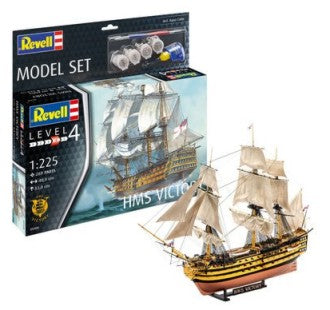 Revell 65408 1/225 HMS Victory Sailing Ship w/paint & glue