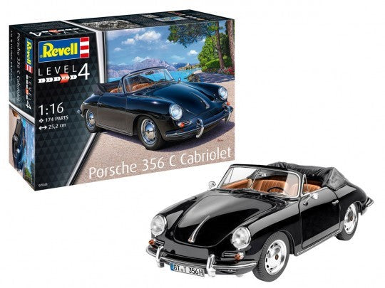 Revell 7043 1/16 Porsche 356 C Convertible