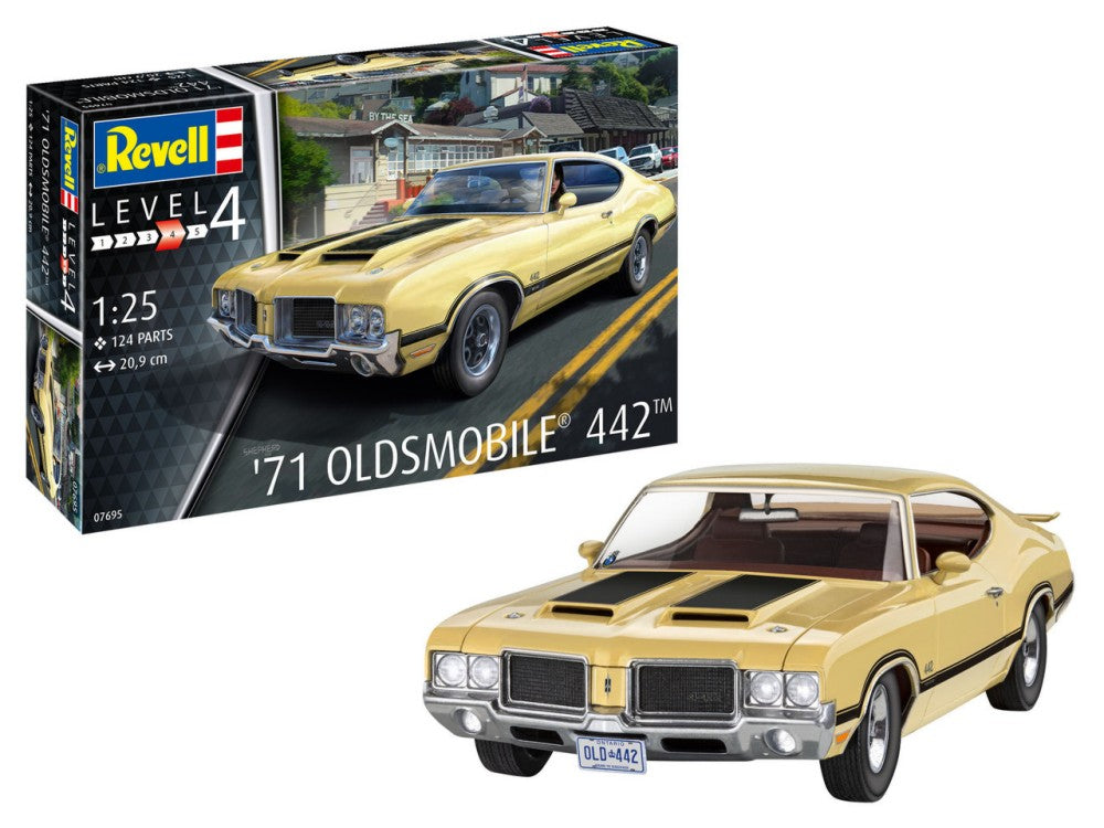 Revell 7695 1/25 1971 Oldsmobile 442 Coupe Car