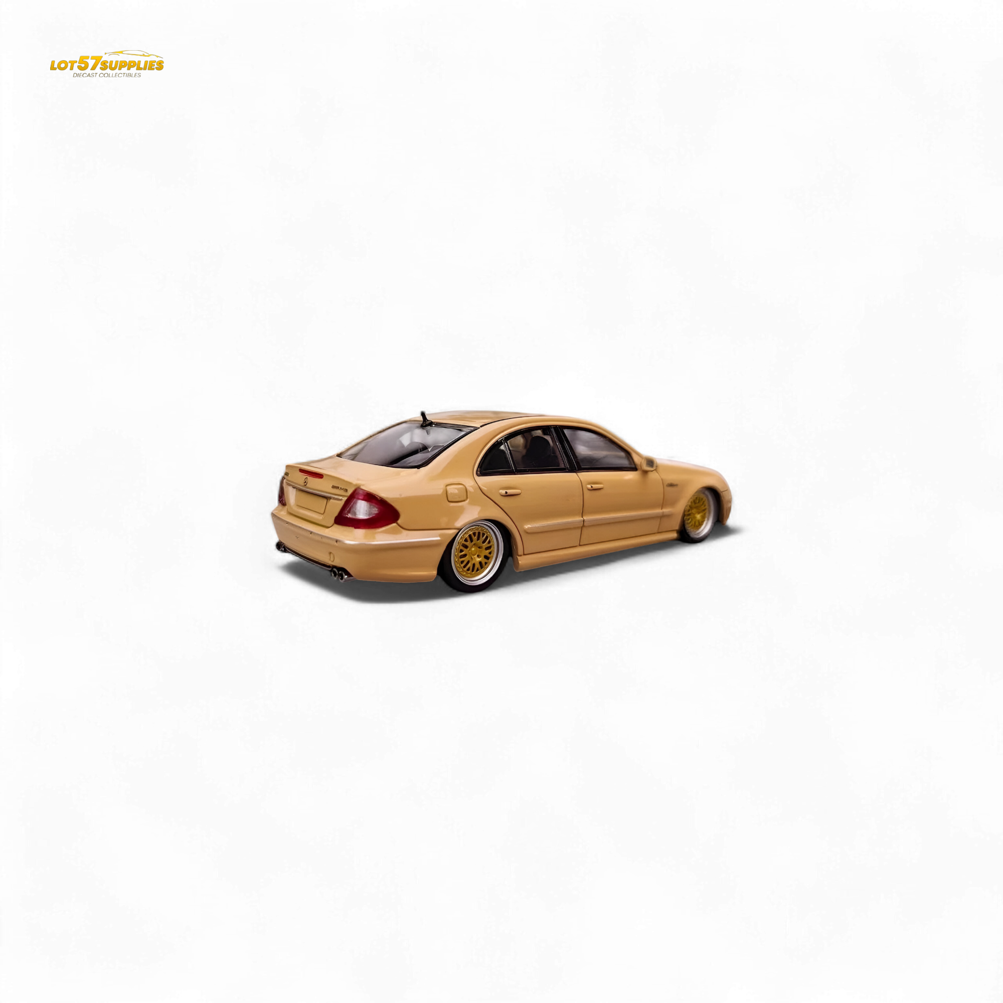 MK Model Mercedes-Benz E63 AMG W211 Lowered in Desert Yellow 1:64