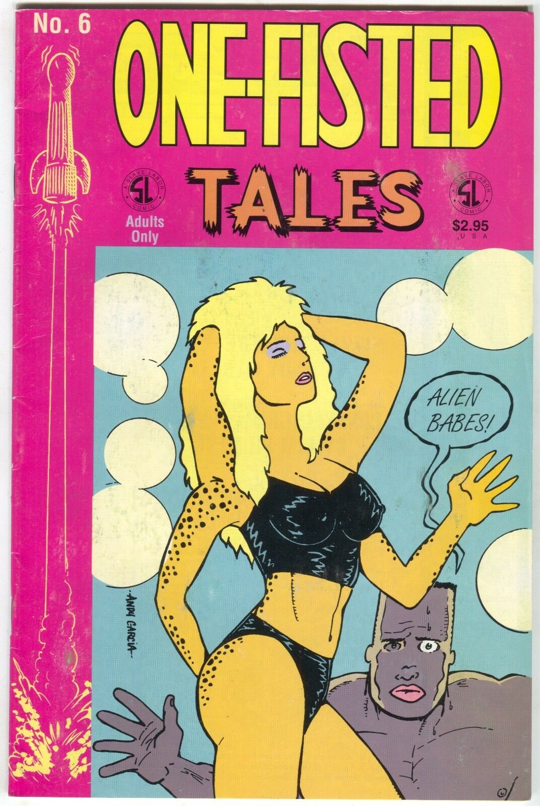 One Fisted Tales 6 Slave Labor 1992 FN VF James Bond Parody