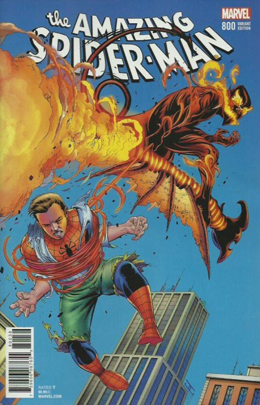 Amazing Spider-Man 800 Marvel 2018 NM Legacy John Cassaday Homage Variant Red Goblin