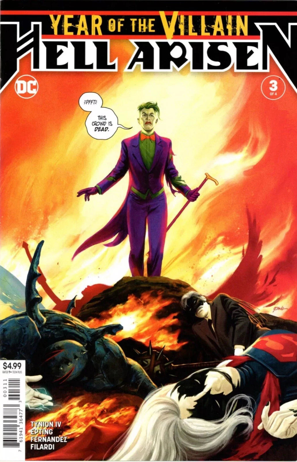 YEAR OF THE VILLAIN HELL ARISEN #3 2020 1st PRINT 1ST FULL APP PUNCHLINE