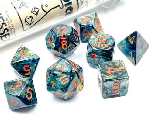 CHESSEX: POLYHEDRAL LAB DICE DICE SETS