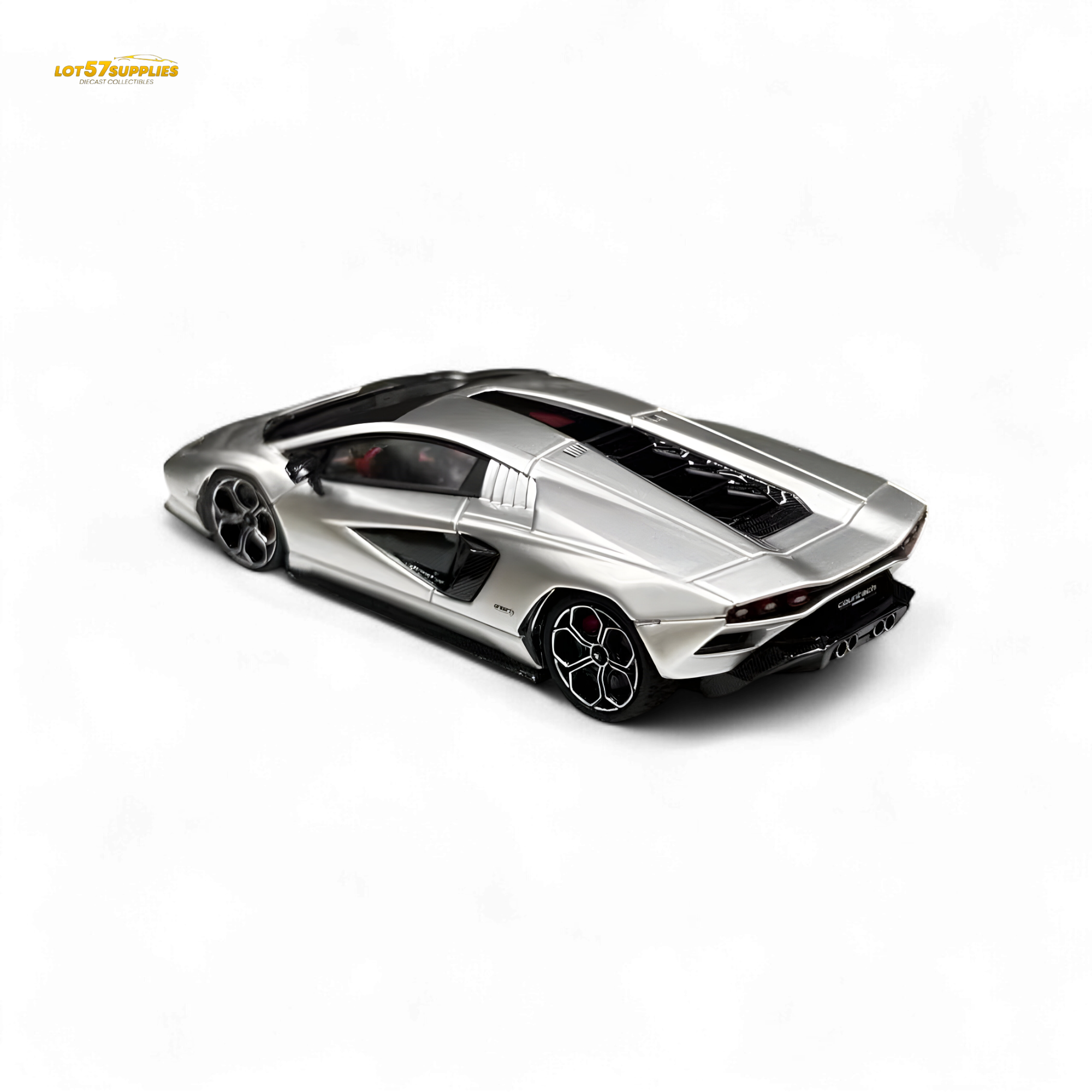 Fuelme Model NEO COUNTACH LPI 800-4 ARGENTO LUNA 1:64 Resin